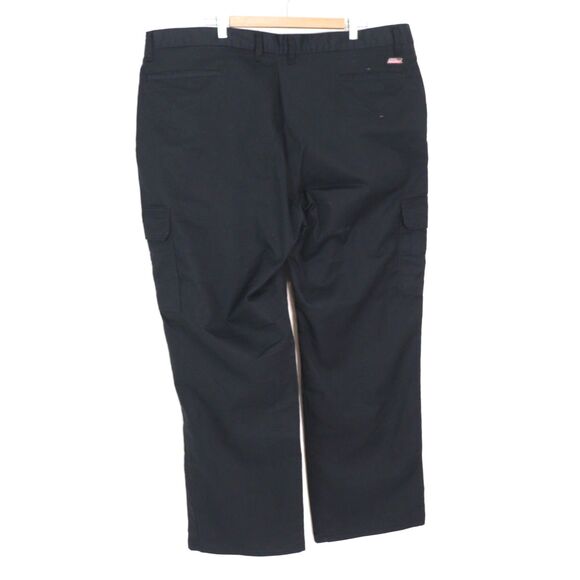Dickies Cargo Work Pants Black size 44 X 32 - Picture 2 of 6